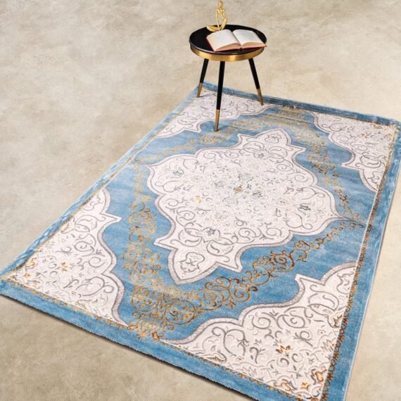 Lynx Mongolian Textile Floor Rug (5 X 7.5 Feet)