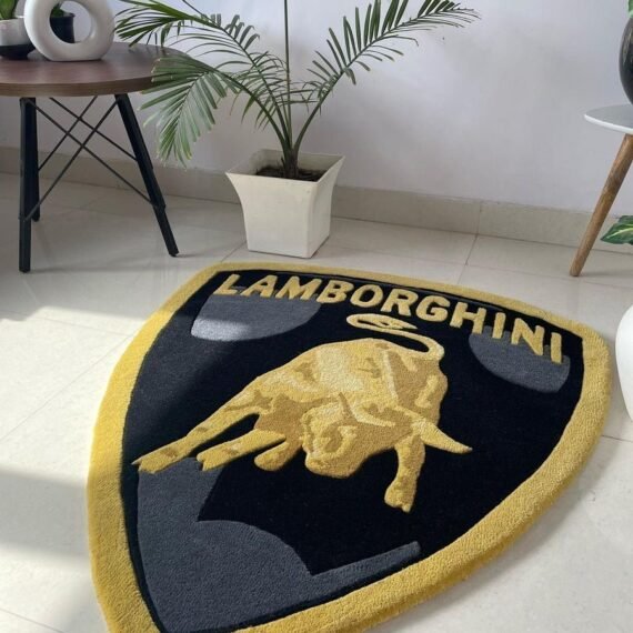 LAMBORGHINI LOGO RUG