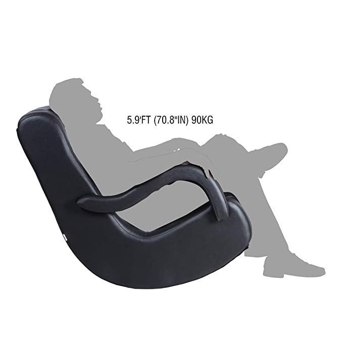 Durian Leatherette Bid Chair (Black) - Image 6