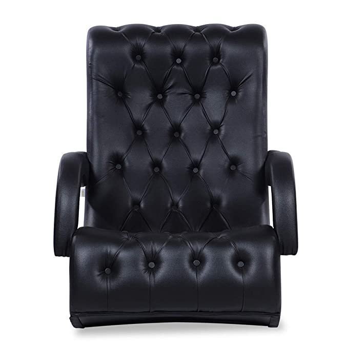 Durian Leatherette Bid Chair (Black) - Image 2