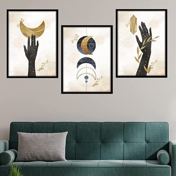 NoWorries Wal Paintings & Hangings for home decor - Paintings/Framed posters for living room bedroom (Theme - Abstract) (Wall Decor) (14 x 11 inches)