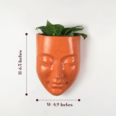 Bohemian Meditative Face Planter Wall Décor - Image 3