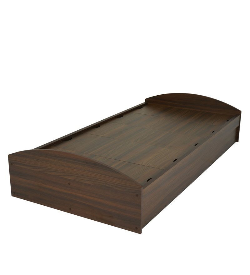 Addison Single Bed with Storage in Classic Walnut Finish - Image 3