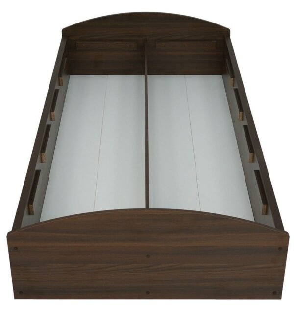 Addison Single Bed with Storage in Classic Walnut Finish - Image 4