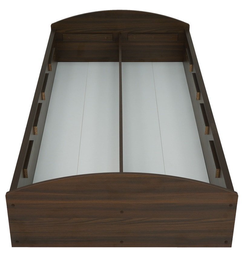 Addison Single Bed with Storage in Classic Walnut Finish - Image 4