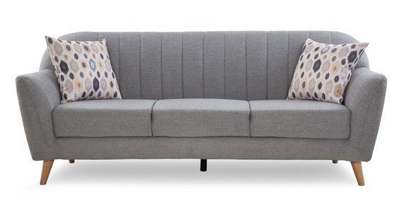 Antalya 3 Seater Sofa In Grey Colour - Image 3