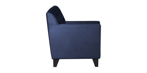 Bali 3 Seater Sofa In Velvet Blue Colour - Image 5