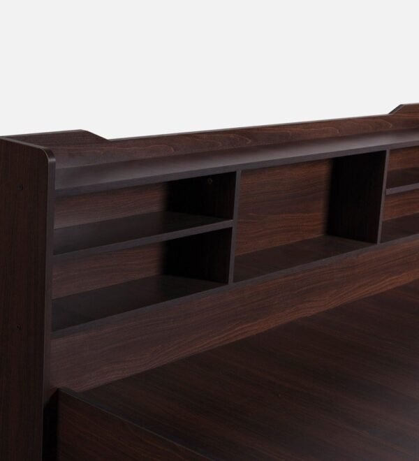 Bed ES King Size bed In Chestnut Dark Colour - Image 4