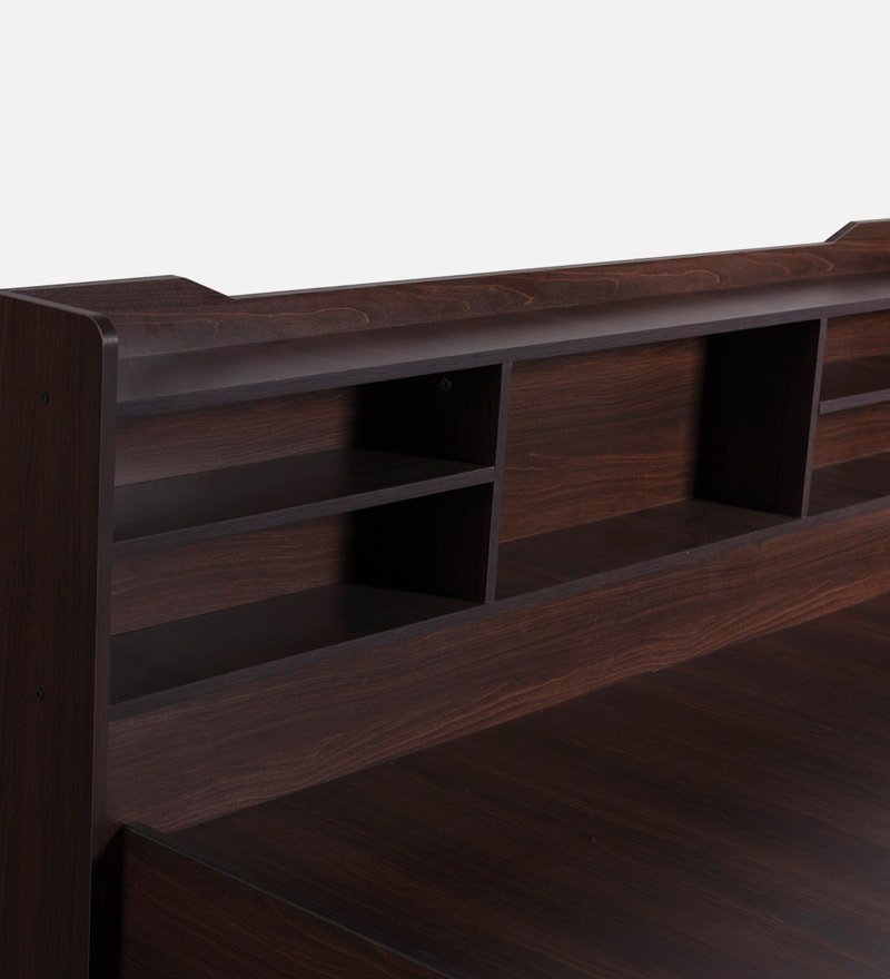 Bed ES King Size bed In Chestnut Dark Colour - Image 4
