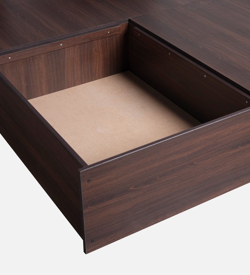 Bed ES King Size bed In Chestnut Dark Colour - Image 5