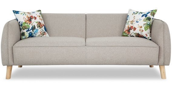Buffalo 3 Seater Sofa In Beige Colour - Image 4