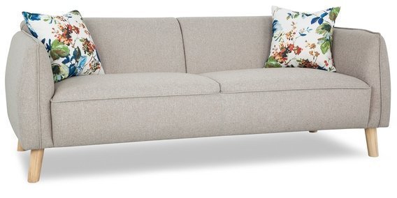 Buffalo 3 Seater Sofa In Beige Colour - Image 3