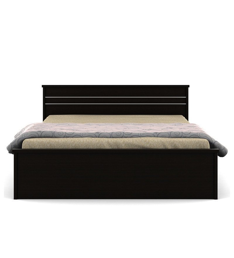 Kosmo Carnival Queen Size Bed in Natural Wenge Finish - Image 3