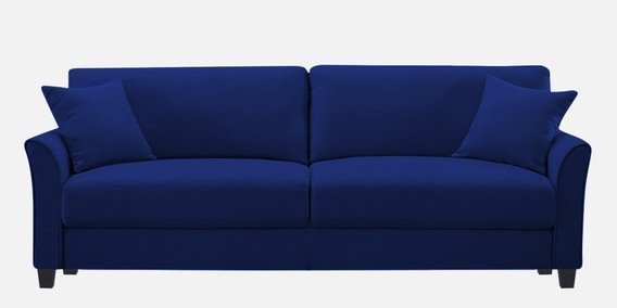 Daroo 3 Seater Sofa In Imperial Blue Colour - Image 5