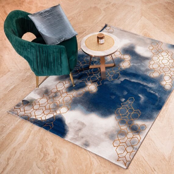 The Oriental Tye and Dye Floor Rug 5 X 7.5 ft