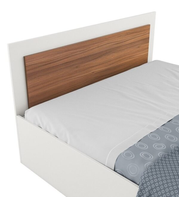 Dimora King Size Bed with Hydraulic Storage in Frosty White Colour - Image 6