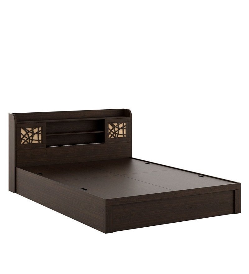 Kosmo Mayflower King Size Bed With Box Storage in Vermount Woodpore Finish - Image 5