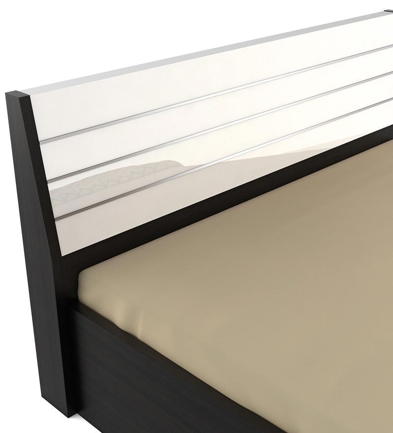 Kosmo Viva King Size Bed with Hydraulic Storage Natural Wenge Finish - Image 6