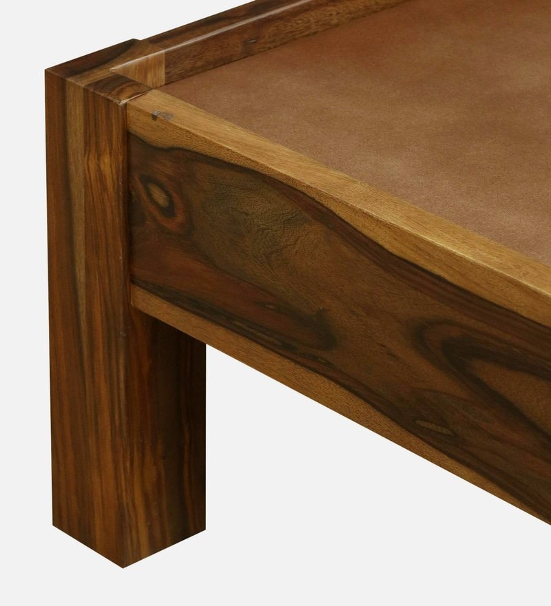 Savannah Solid Wood Single Bed In Rustic Teak Finish - Image 5