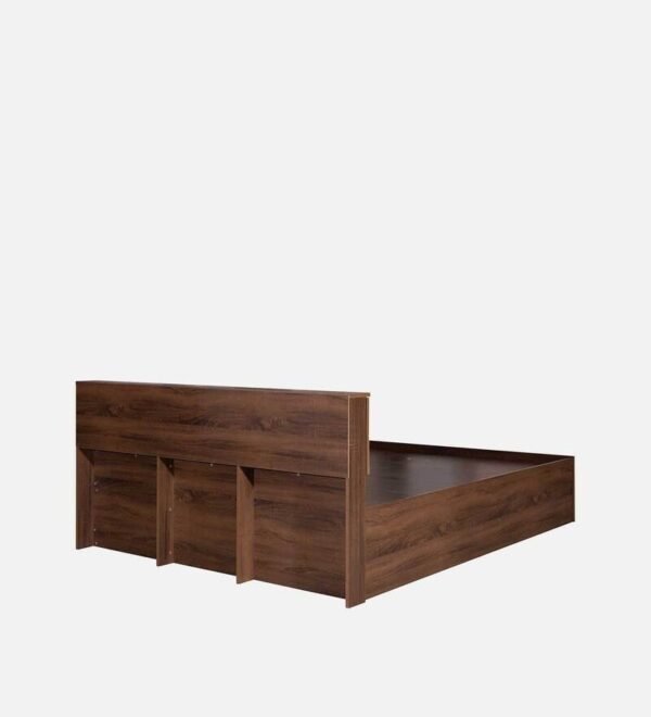 Shamon King Size Bed With Box Storage In Walnut Finish - Image 5