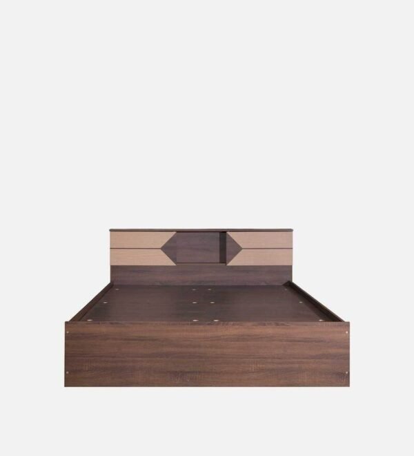 Shamon King Size Bed With Box Storage In Walnut Finish - Image 3